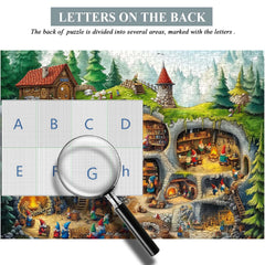 Underground Gnome Village Jigsaw Puzzle 1000 Pieces