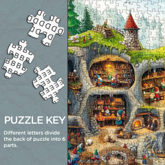 Underground Gnome Village Jigsaw Puzzle 1000 Pieces