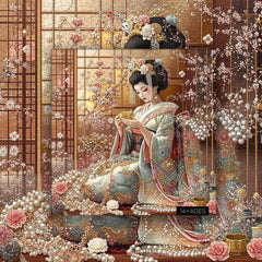 Elegant Geisha Jigsaw Puzzle 1000 Pieces