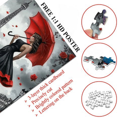 Puzzle 1000 pièces Charme rétro parisien