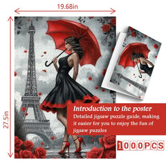 Puzzle 1000 pièces Charme rétro parisien