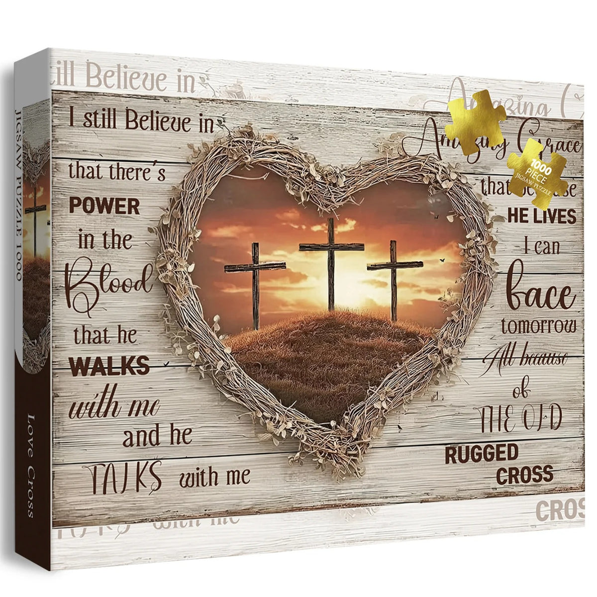 Love Cross Jigsaw Puzzle 1000 Pieces