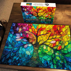 Puzzle en bois iridescent 1000 pièces
