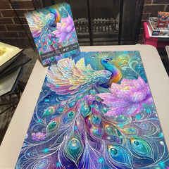 Shining Peacock Jigsaw Puzzle 1000 Pieces
