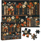 Flowers and Books Jigsaw Puzzles 1000 Piece