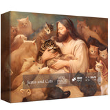 Jesus And Cats Jigsaw Puzzles 1000 Pieces