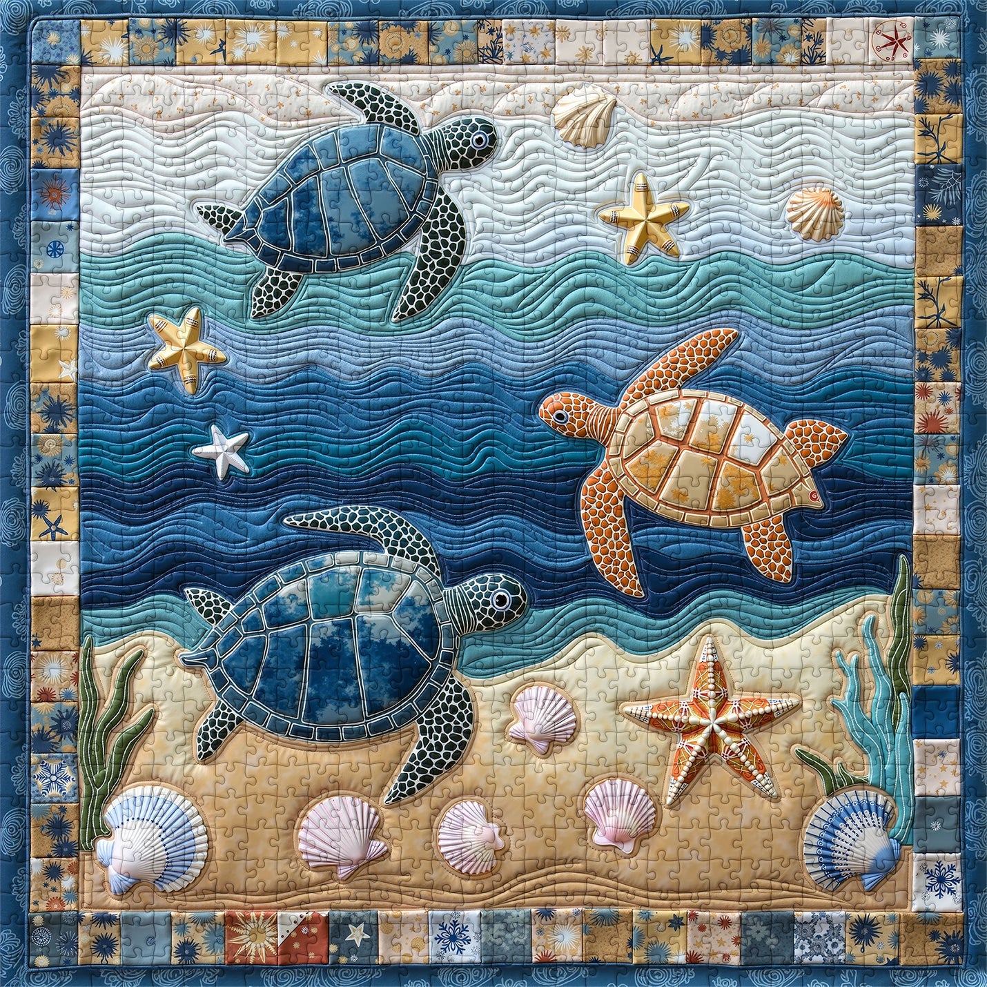 Wavesof Color Jigsaw Puzzle 1000 Piece