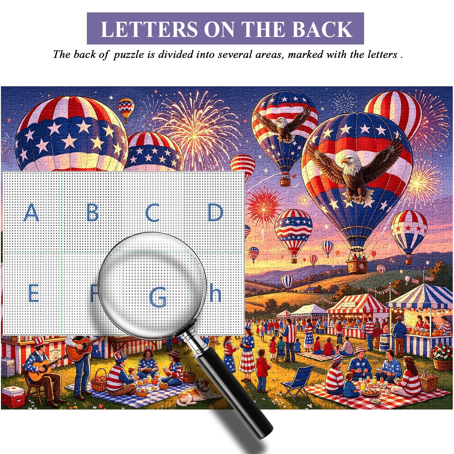 Hot Air Balloon Carnival Jigsaw Puzzle 1000 Pieces