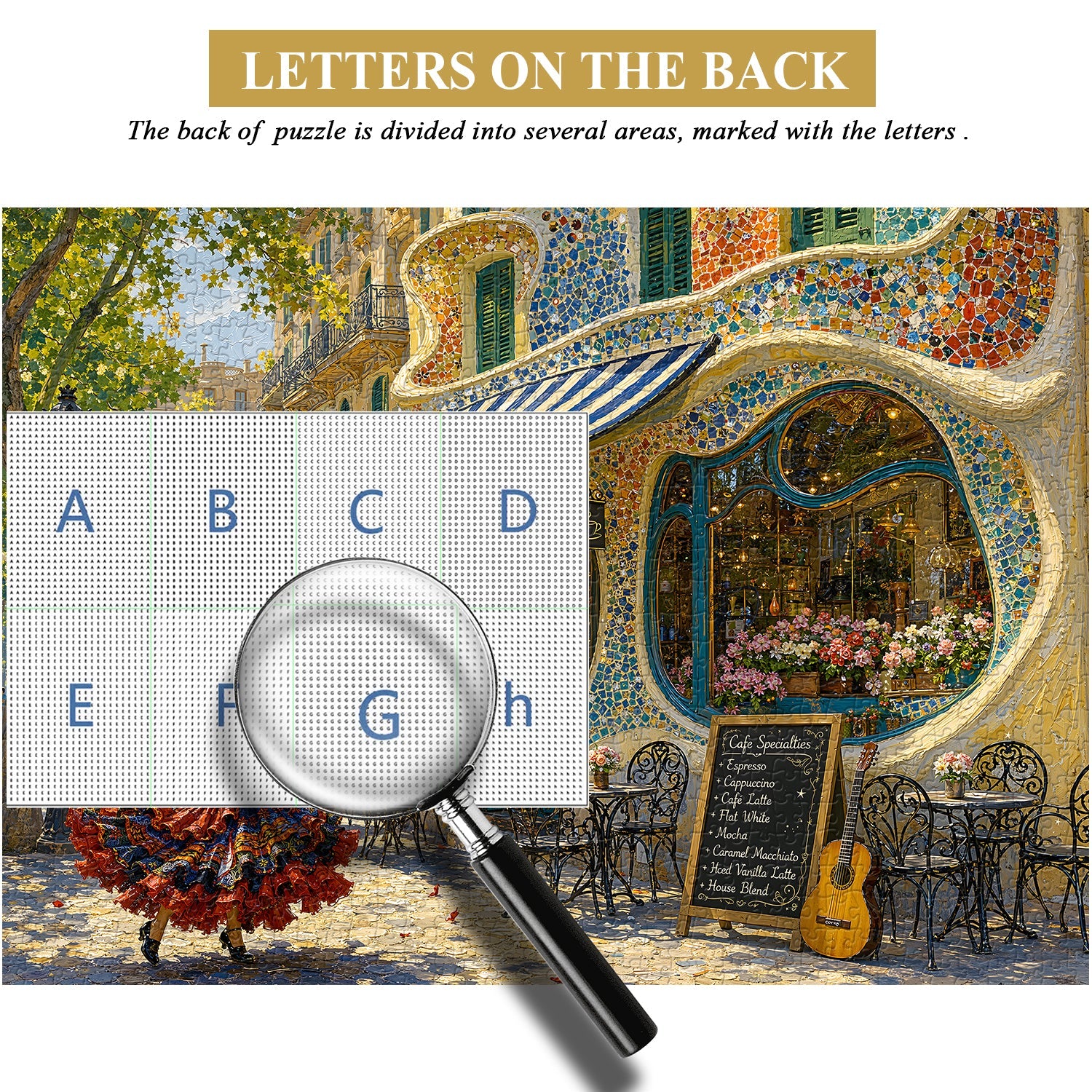 Porcelain Cafe ＆ Dancers Jigsaw Puzzle 1000 Pieces