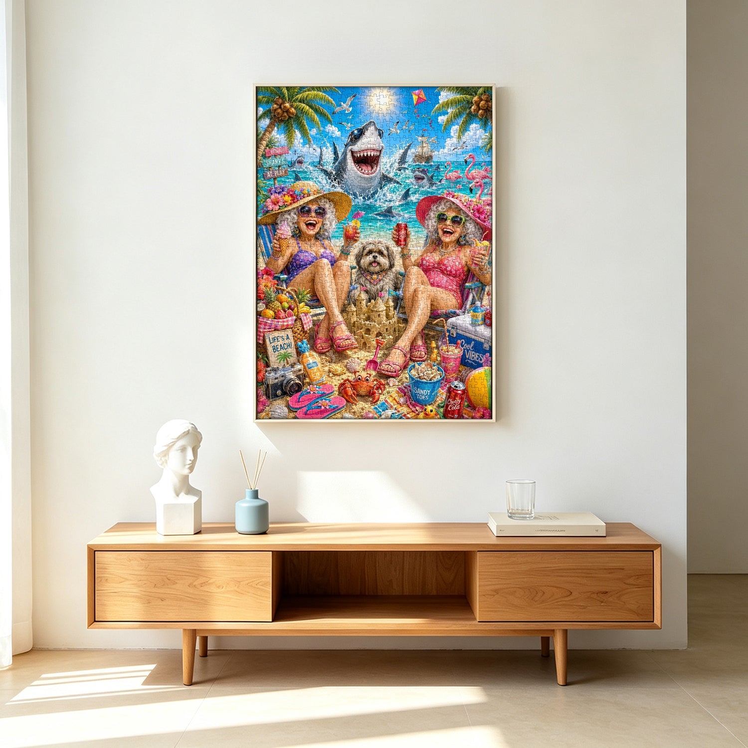 Beach Girls' Day Jigsaw Puzzle 1000 Pieces