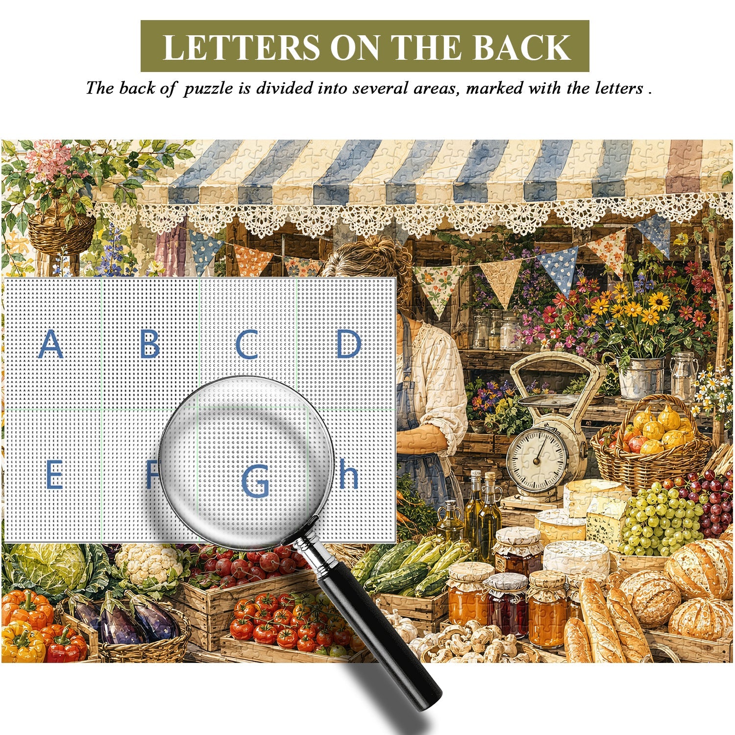 Harvest Stall Jigsaw Puzzle 1000 Piece