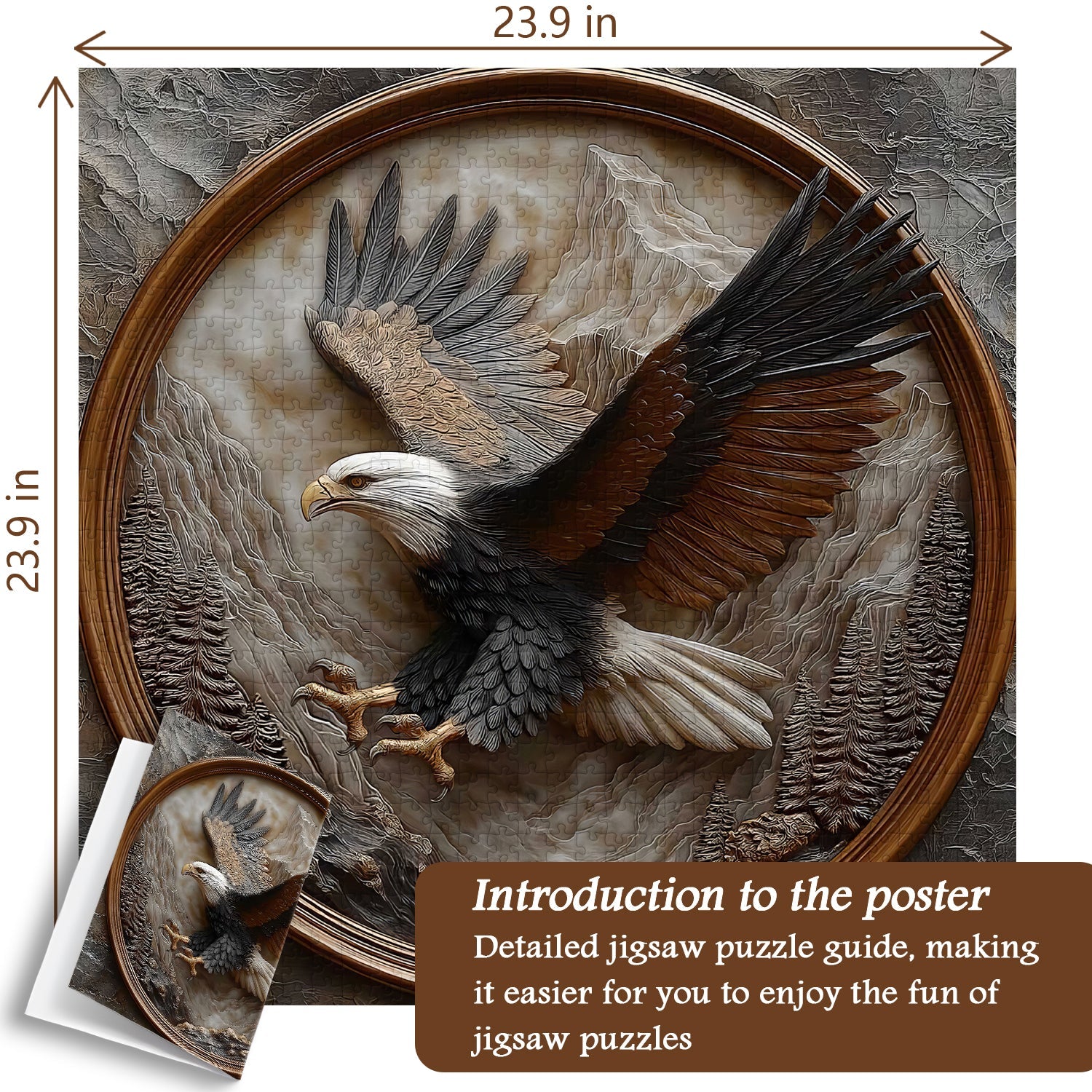 Aureate Eagle Jigsaw Puzzle 1000 Pieces