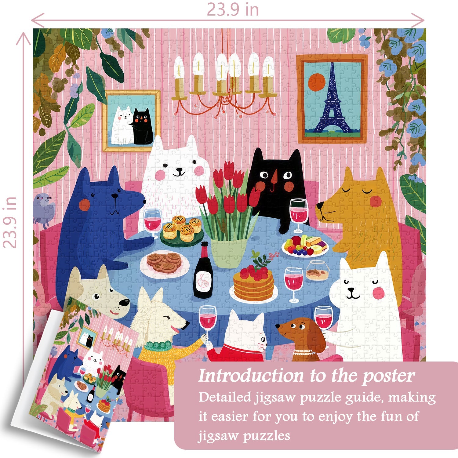 Furry Friends Feast Jigsaw Puzzle 1000 Piece