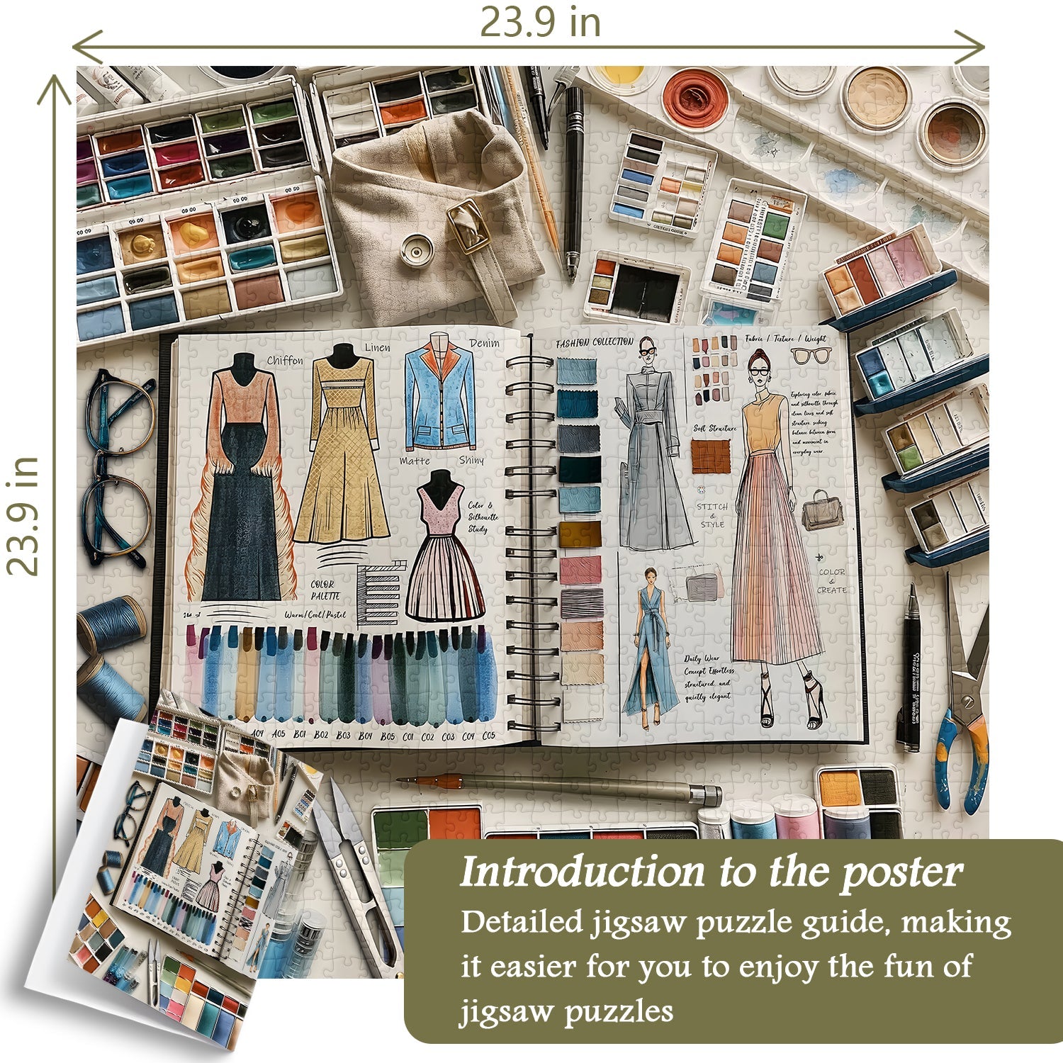 Design Diary Puzzle 1000 Pièces