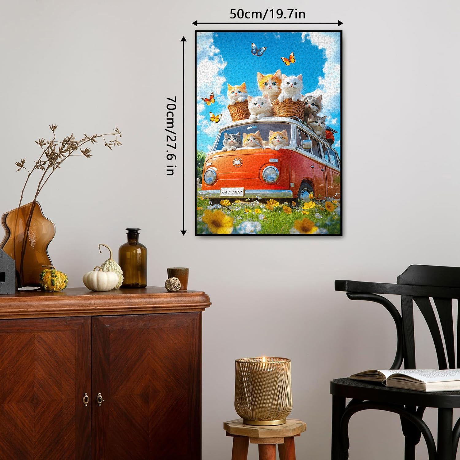 Puzzle 1000 Pièces — Chat en Balade au Soleil