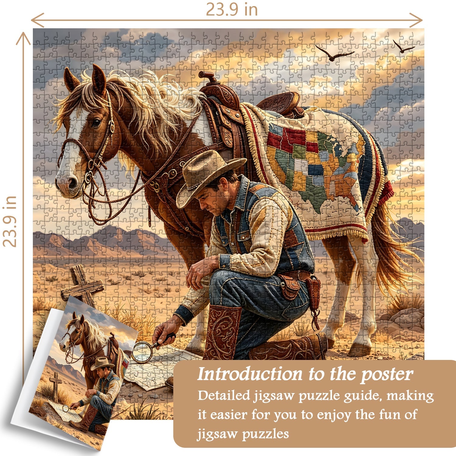The Desert Prospector Jigsaw Puzzle 1000 Piece