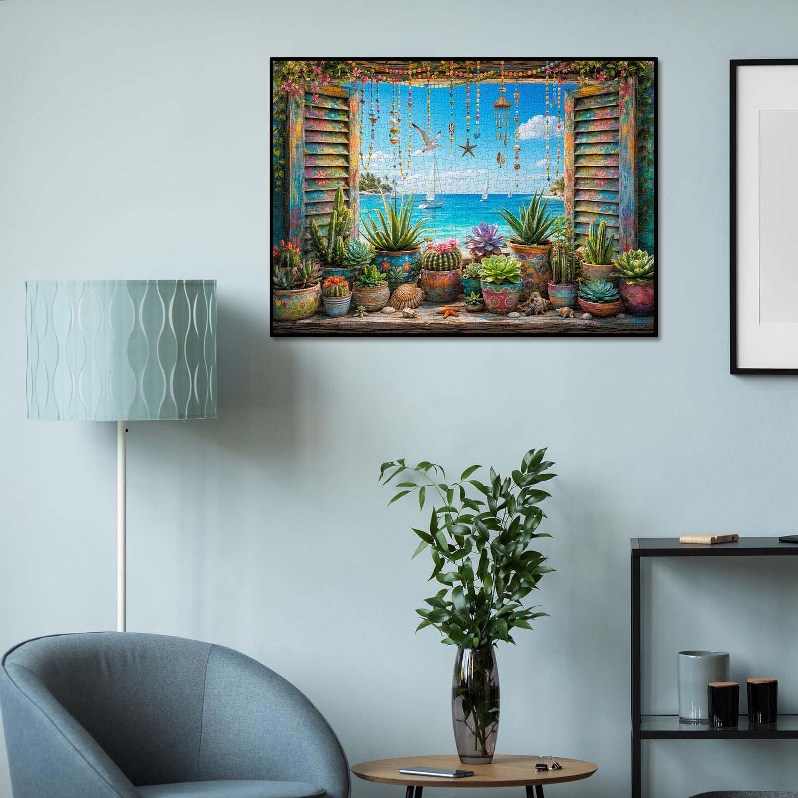 Succulent Sea Breeze Jigsaw Puzzle 1000 Piece