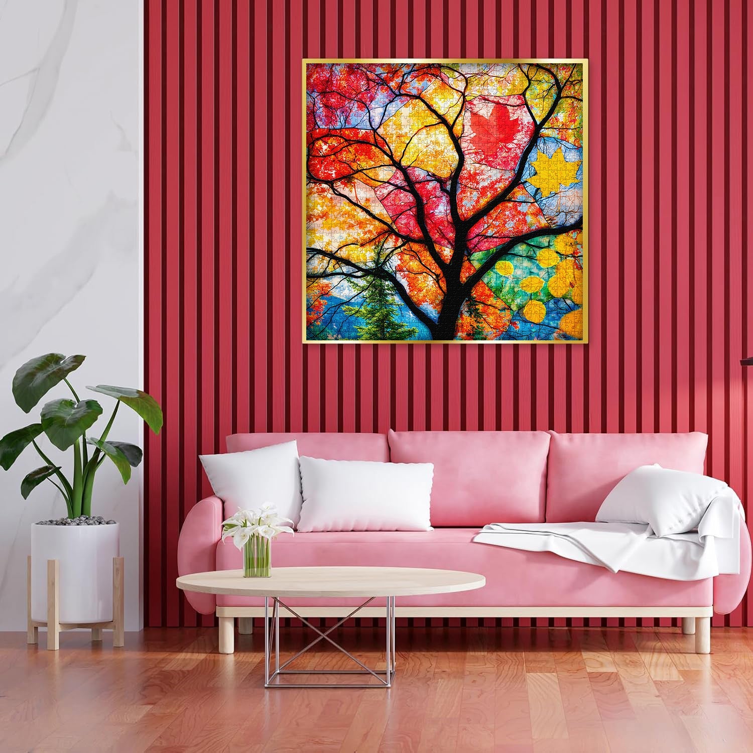 Puzzle Collage de Feuilles d'Automne 1000 Pièces