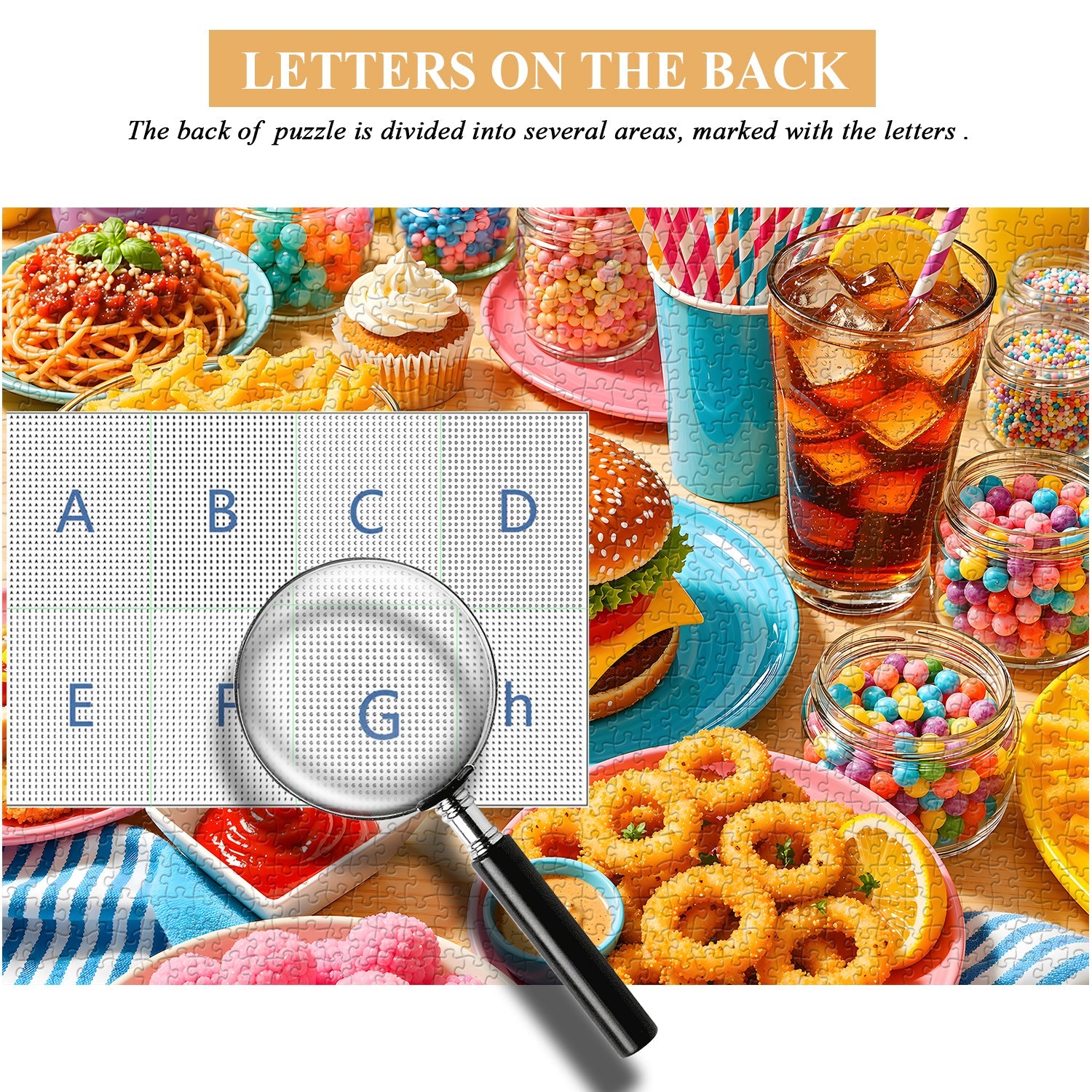 Colorful Bites Jigsaw Puzzle 1000 Pieces