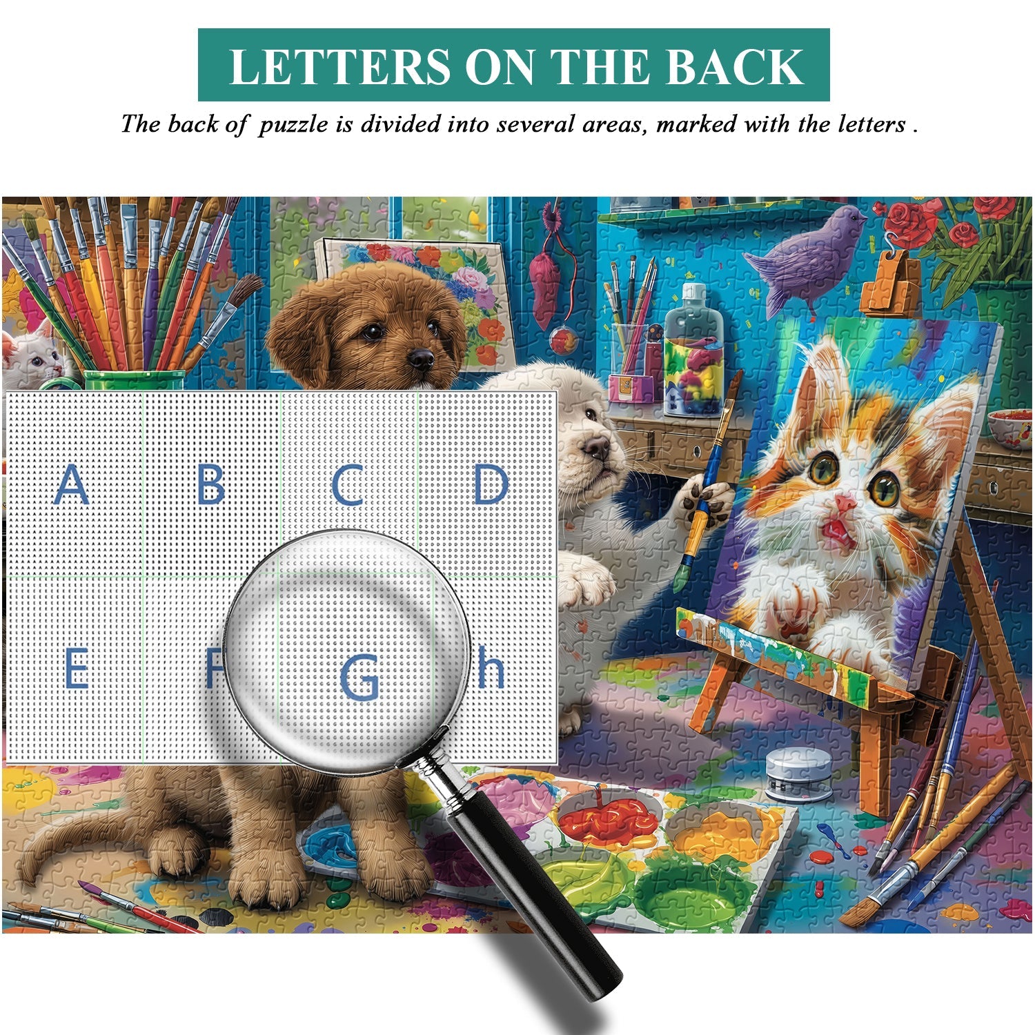Cute Pet Art StudioJigsaw Puzzle 1000 Pieces