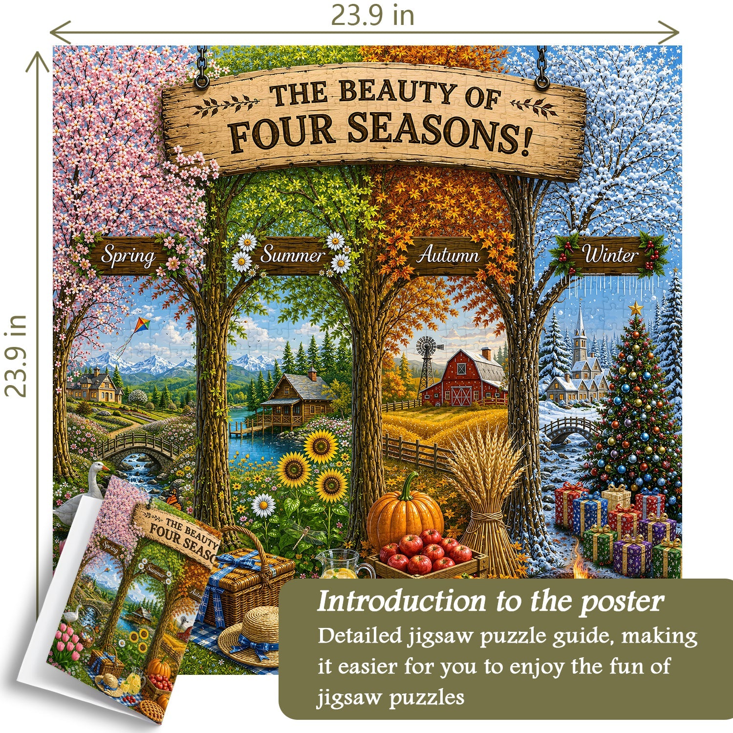 Four Seasons Beauty Puzzle 1000 Pieces