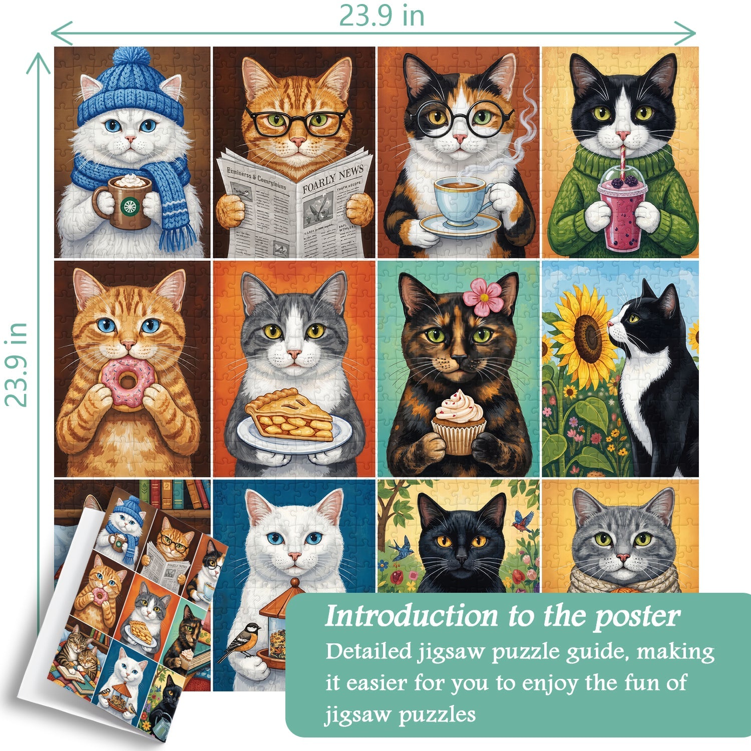 Kitty Leisure Jigsaw Puzzle 1000 Piece