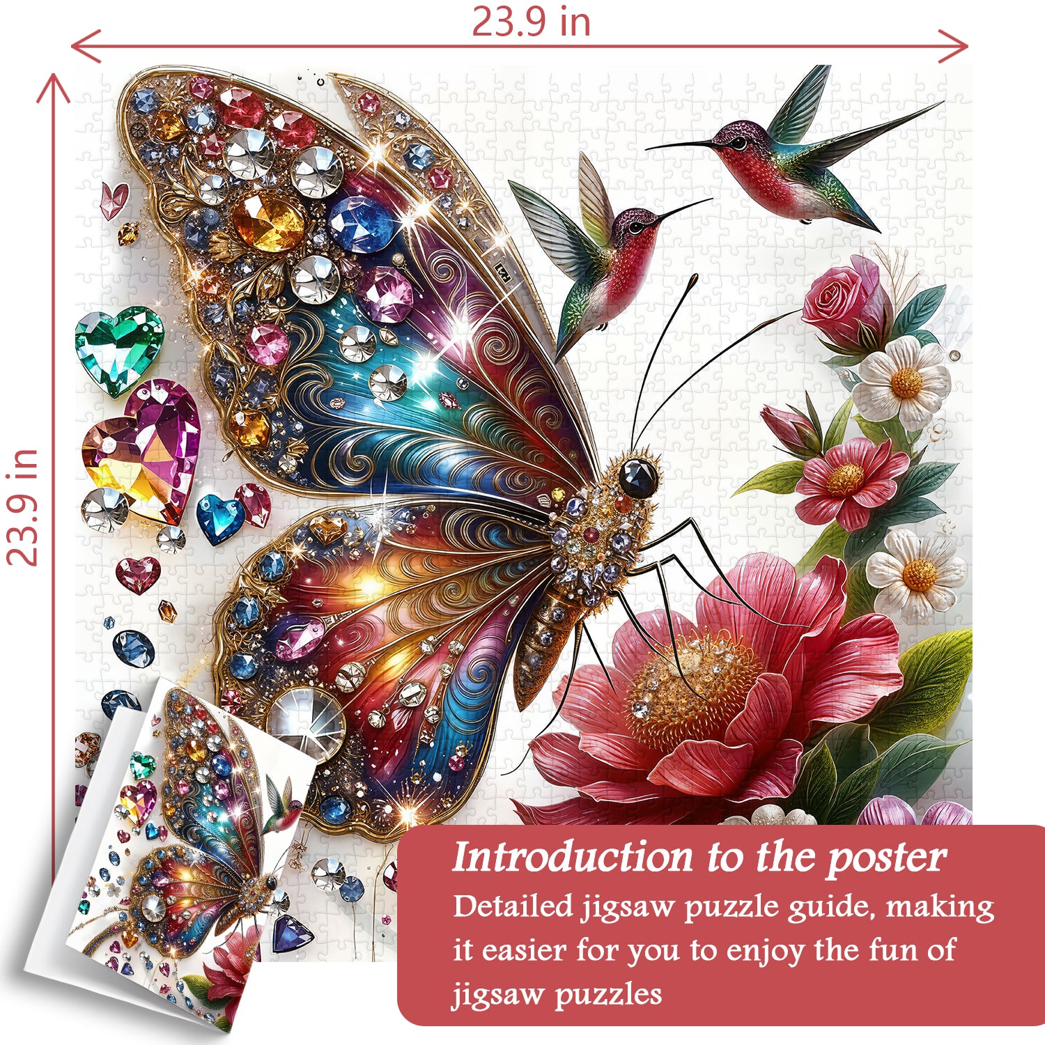 Jewelwing Symphony Jigsaw Puzzle 1000 Pieces
