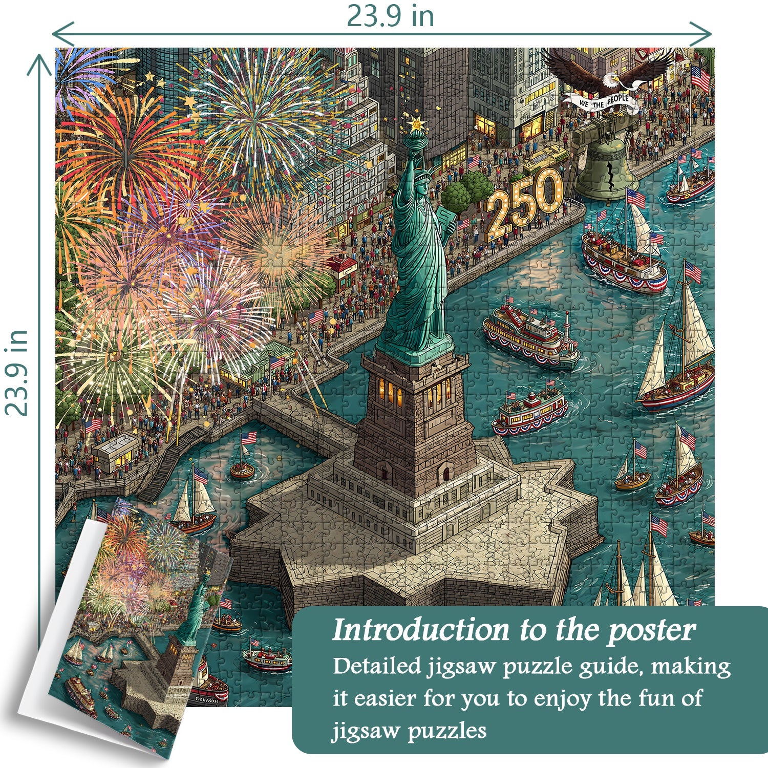 Liberty at 250 Jigsaw Puzzle 1000 Pieces