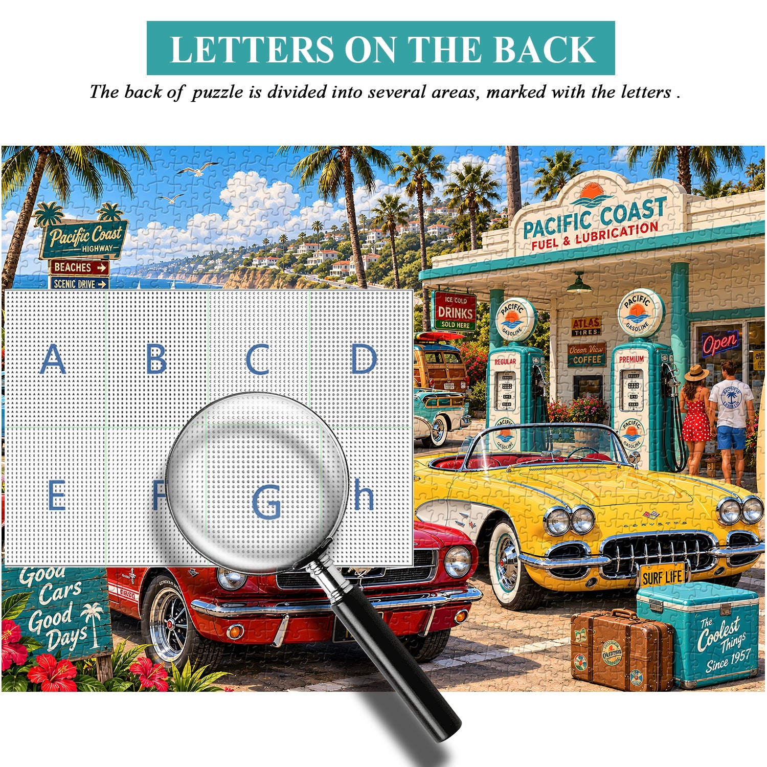 Coastal Gas Stop Jigsaw Puzzle 1000 Piece