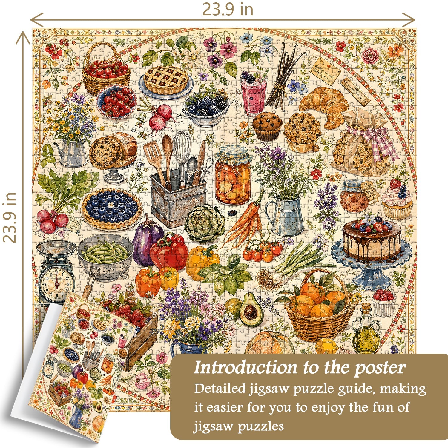 Bounty and Bloom Jigsaw Puzzle 1000 Piece