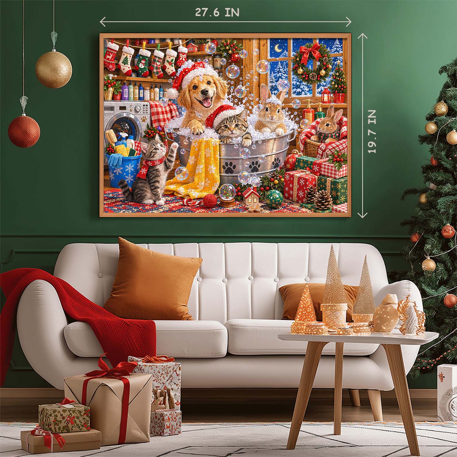 Pet Holiday Jigsaw Puzzle 1000 Piece