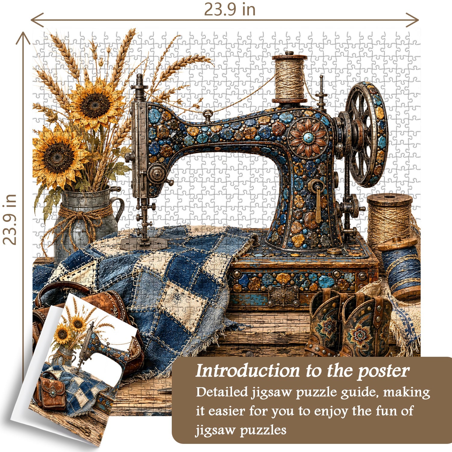 Western Stitch Craft Jigsaw Puzzle 1000 Piece