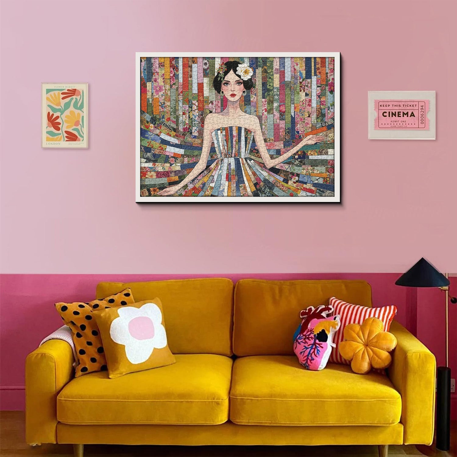 Patchwork Girl Jigsaw Puzzle 1000 Pieces