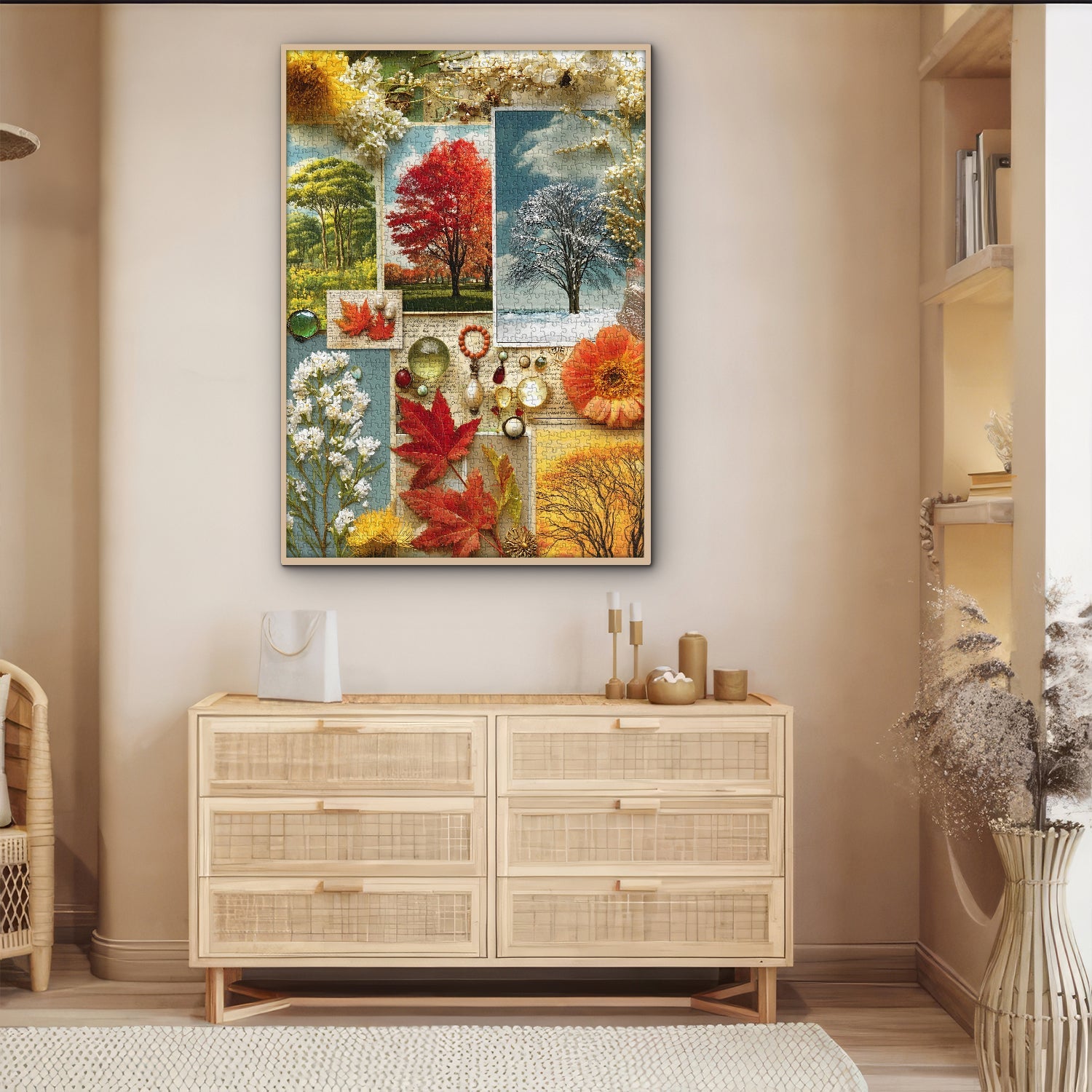 Letters of the Seasons Jigsaw Puzzle 1000 Pieces