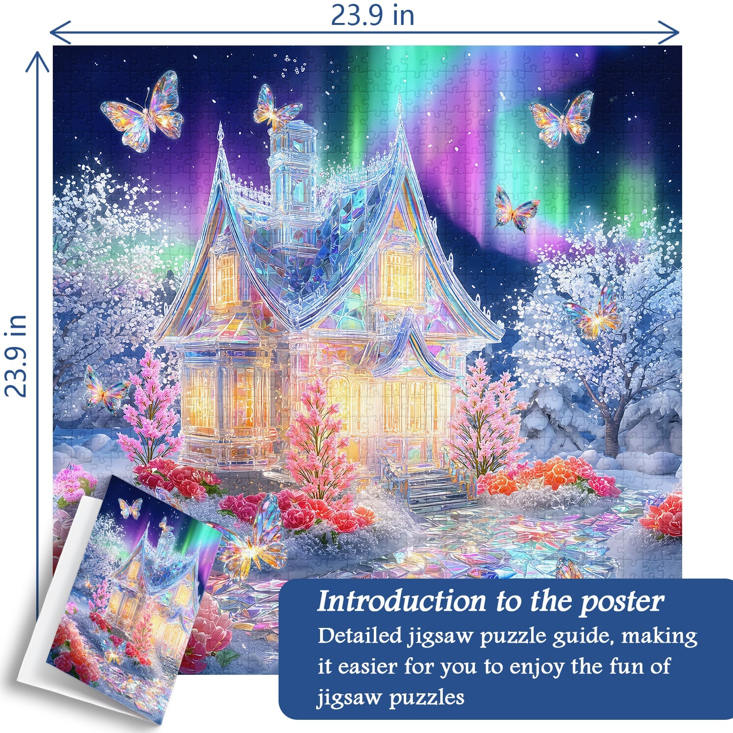 Crystal Cottage Jigsaw Puzzle 1000 Pieces