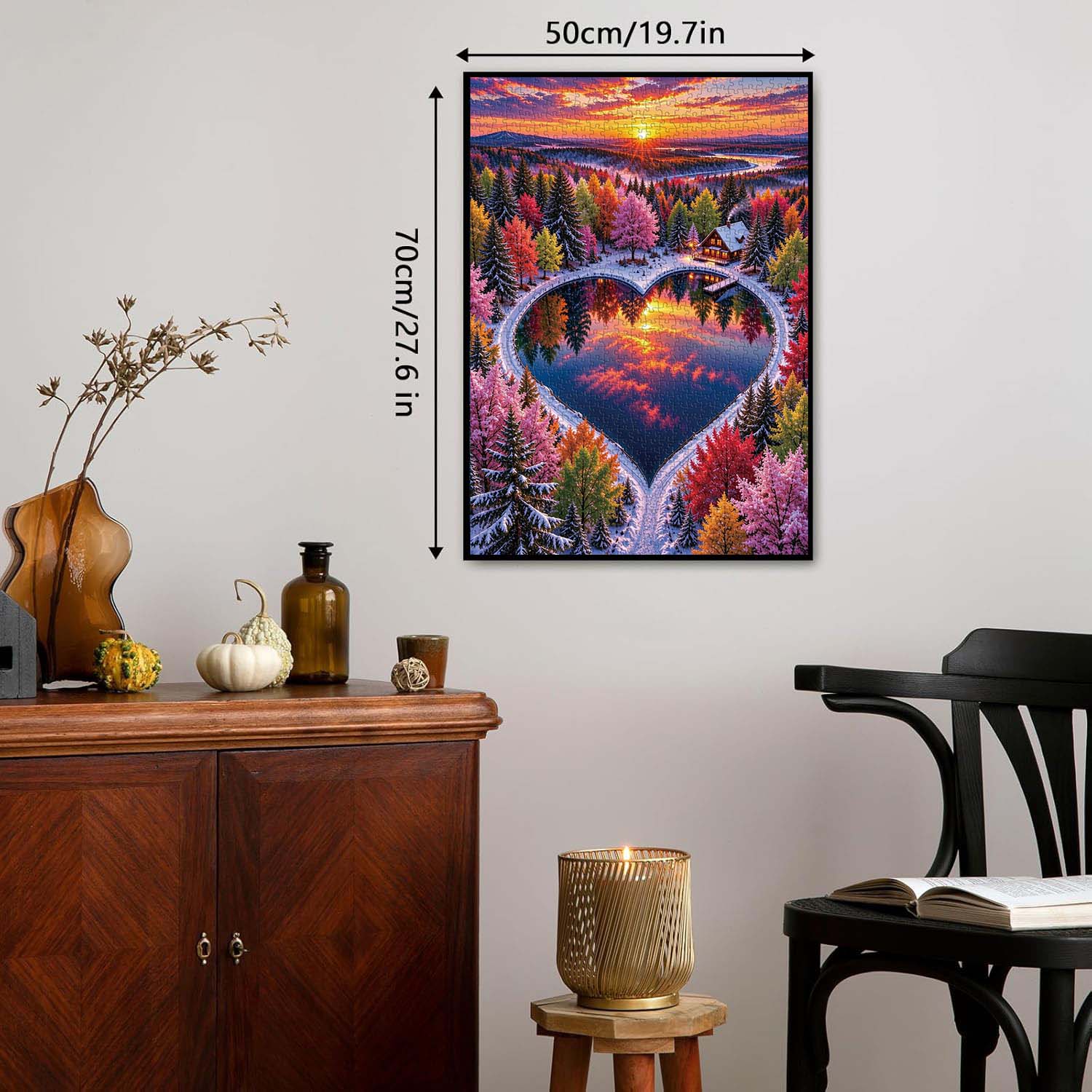 Heart's Reflection Jigsaw Puzzle 1000 Pieces