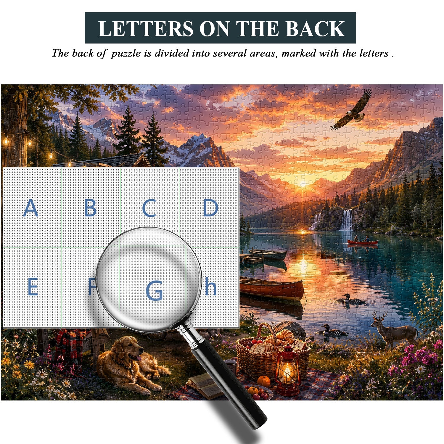 Mountain Lake Haven Jigsaw Puzzle 1000 Piece