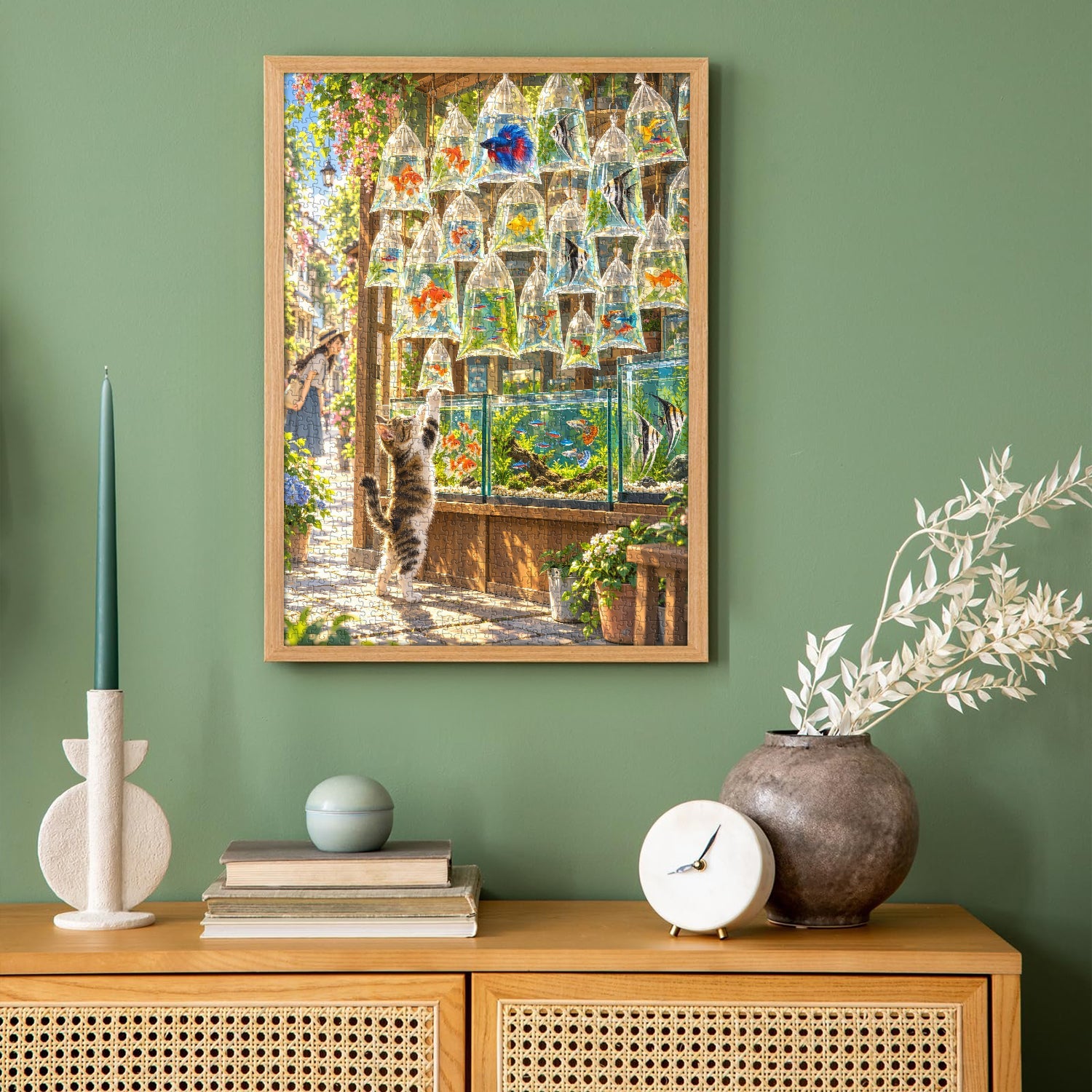 Cat's Fishy Moments Jigsaw Puzzle 1000 Pieces