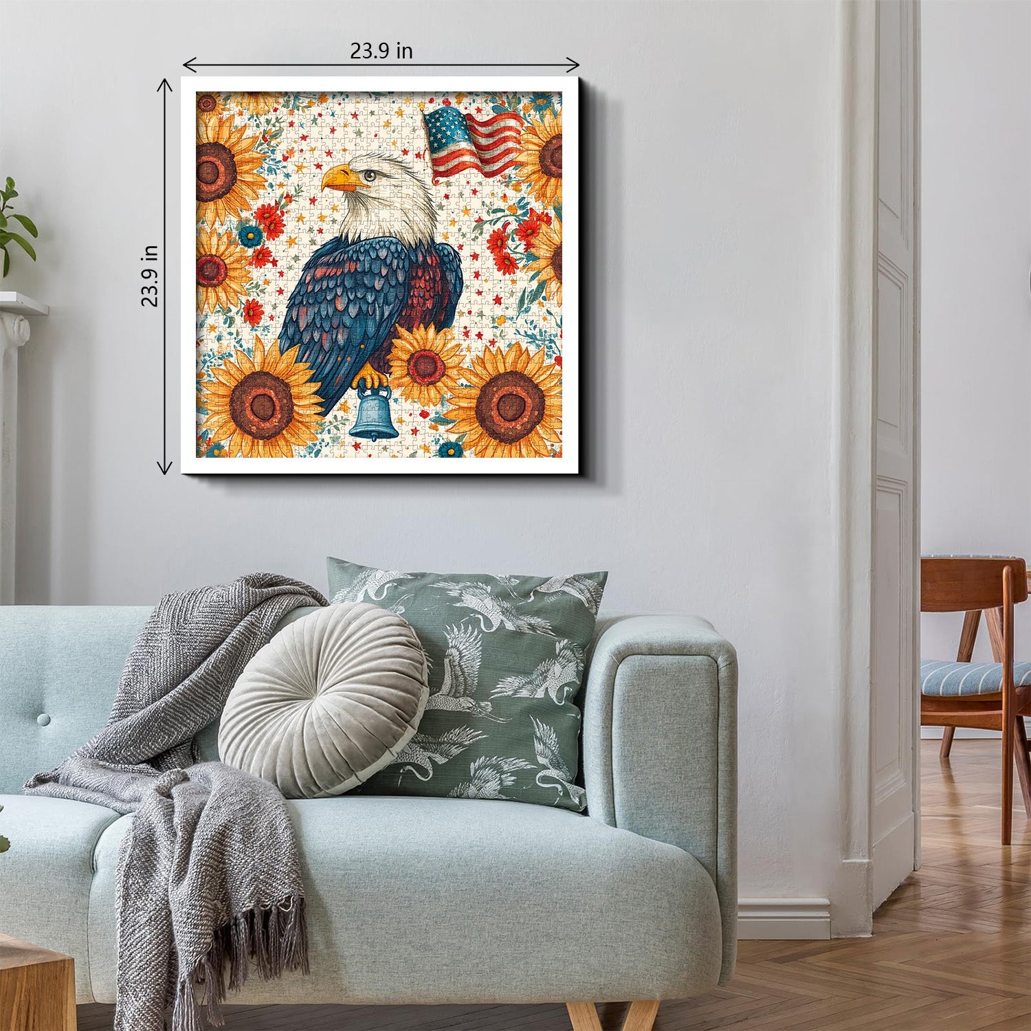 Patriotic Eagle Jigsaw Puzzle 1000 Pieces