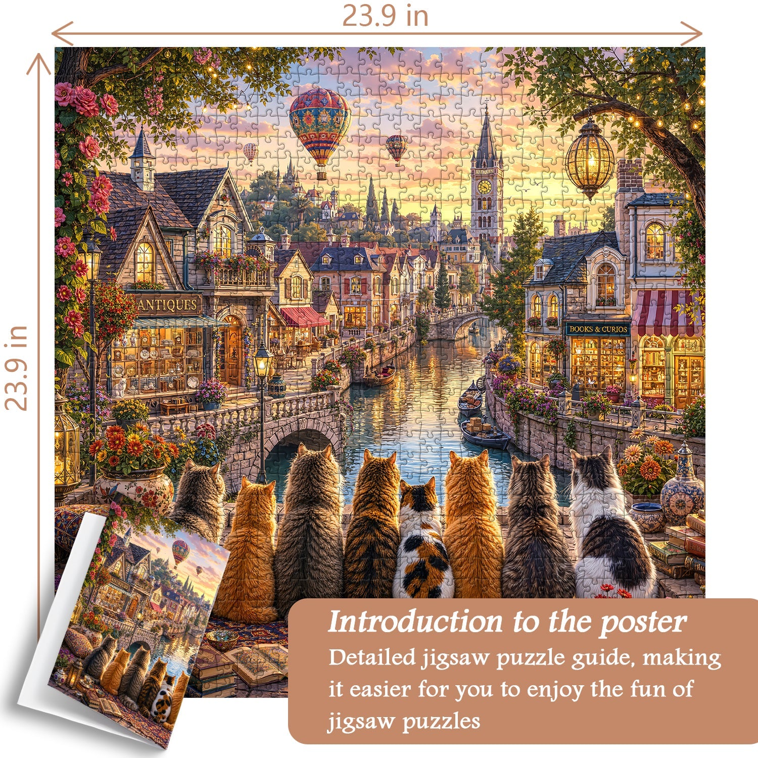 Riverside Whiskers Jigsaw Puzzle 1000 Piece