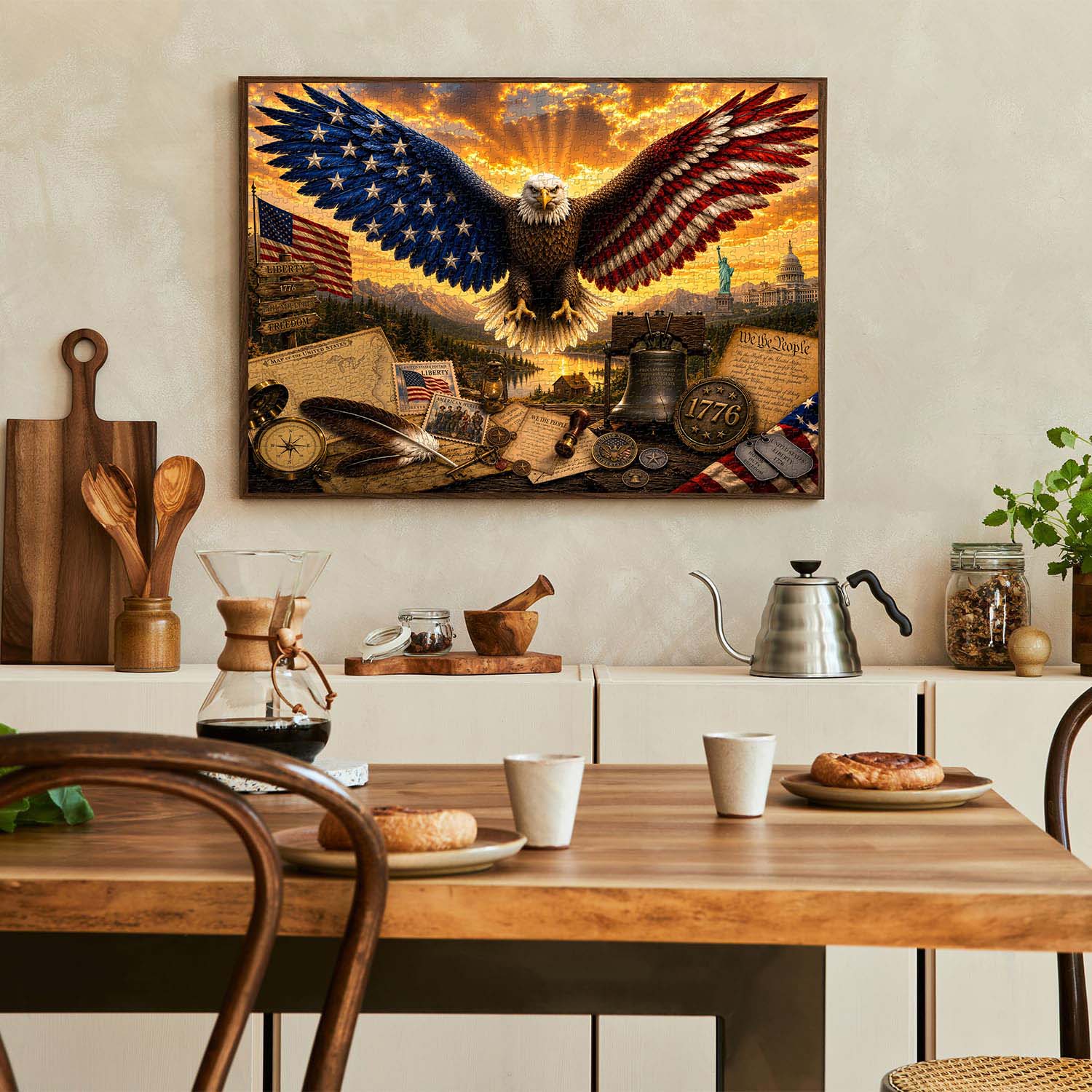 Wings of Patriotism Jigsaw Puzzle 1000 Piece