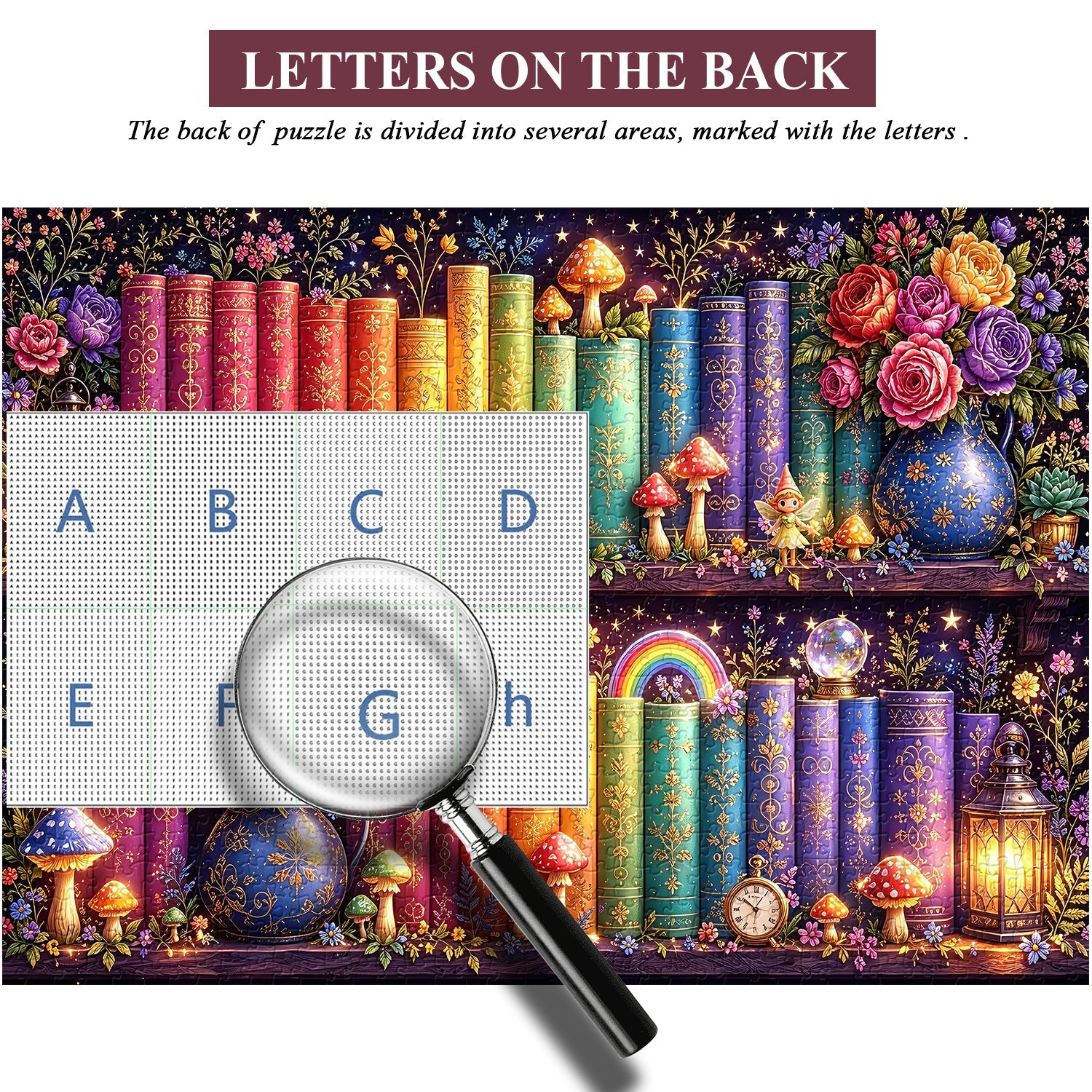 Whimsy Scribe Shelf Jigsaw Puzzle 1000 Piece