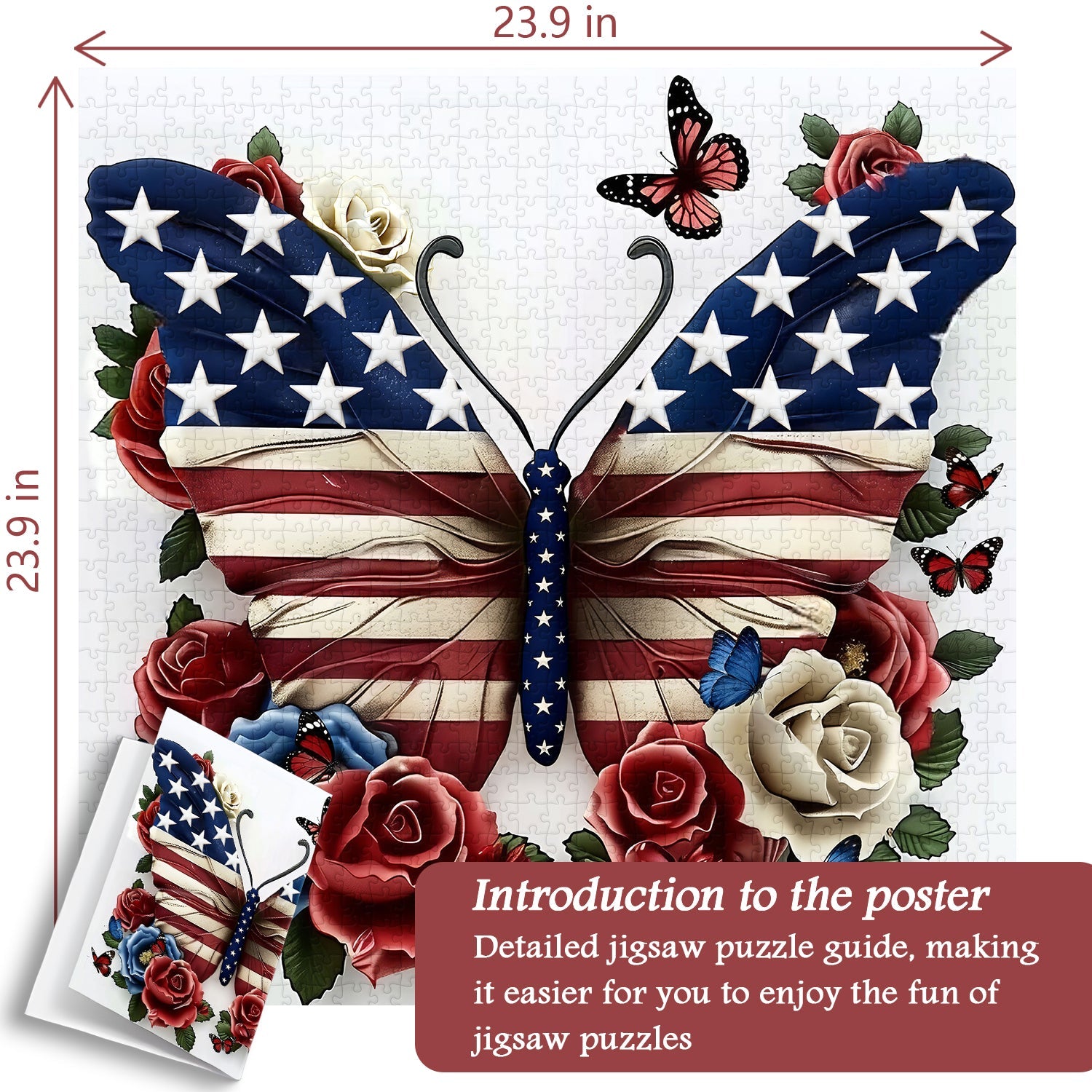 Wings of Patriotism Jigsaw Puzzle 1000 Pieces