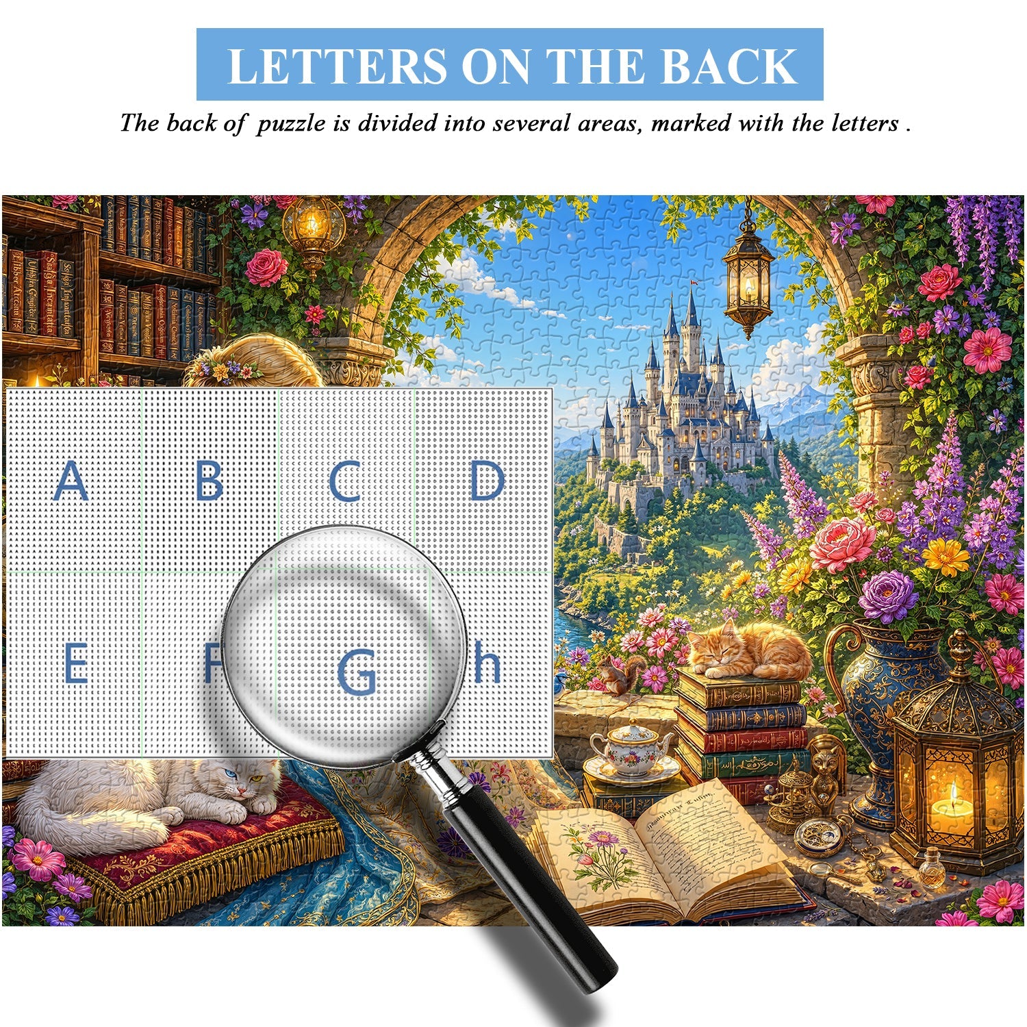 Castle Bloom Dreams Jigsaw Puzzle 1000 Pieces
