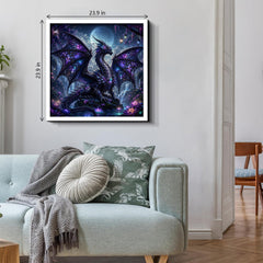 Purple Fantasy Dragon Jigsaw Puzzle 1000 Pieces