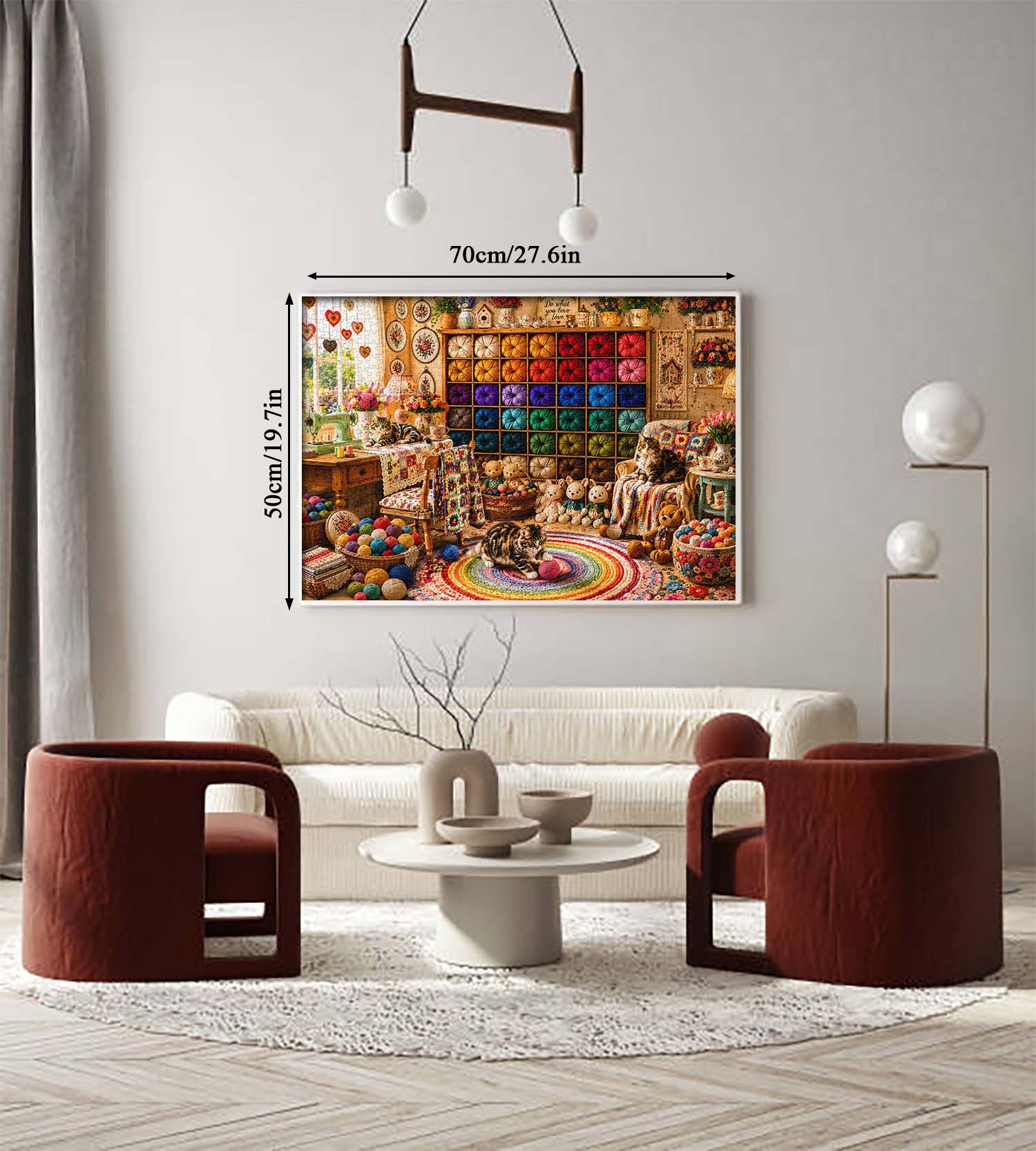 Yarn & Cats Haven Jigsaw Puzzle 1000 Piece