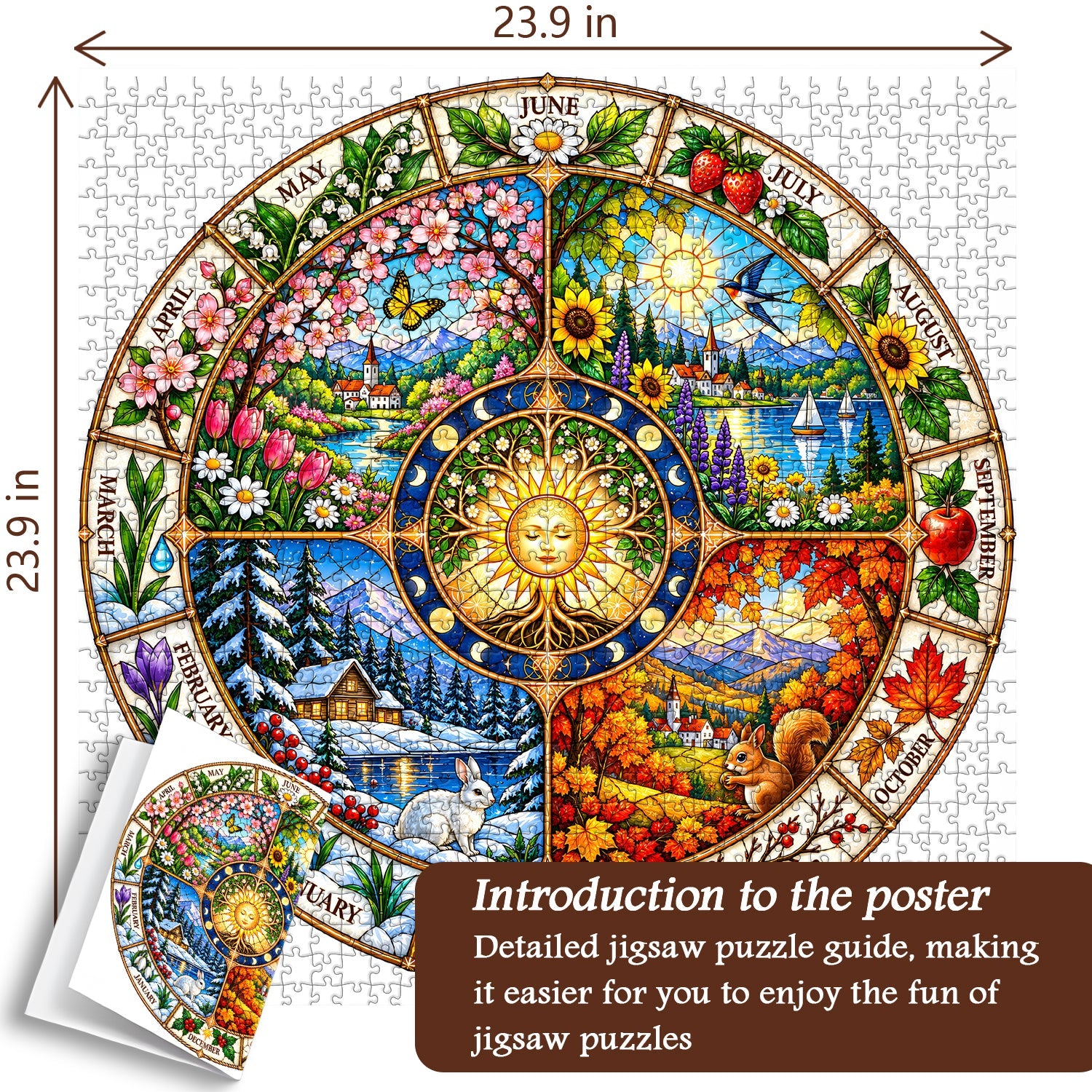 The Wheel of Life Jigsaw Puzzle 1000 Pieces