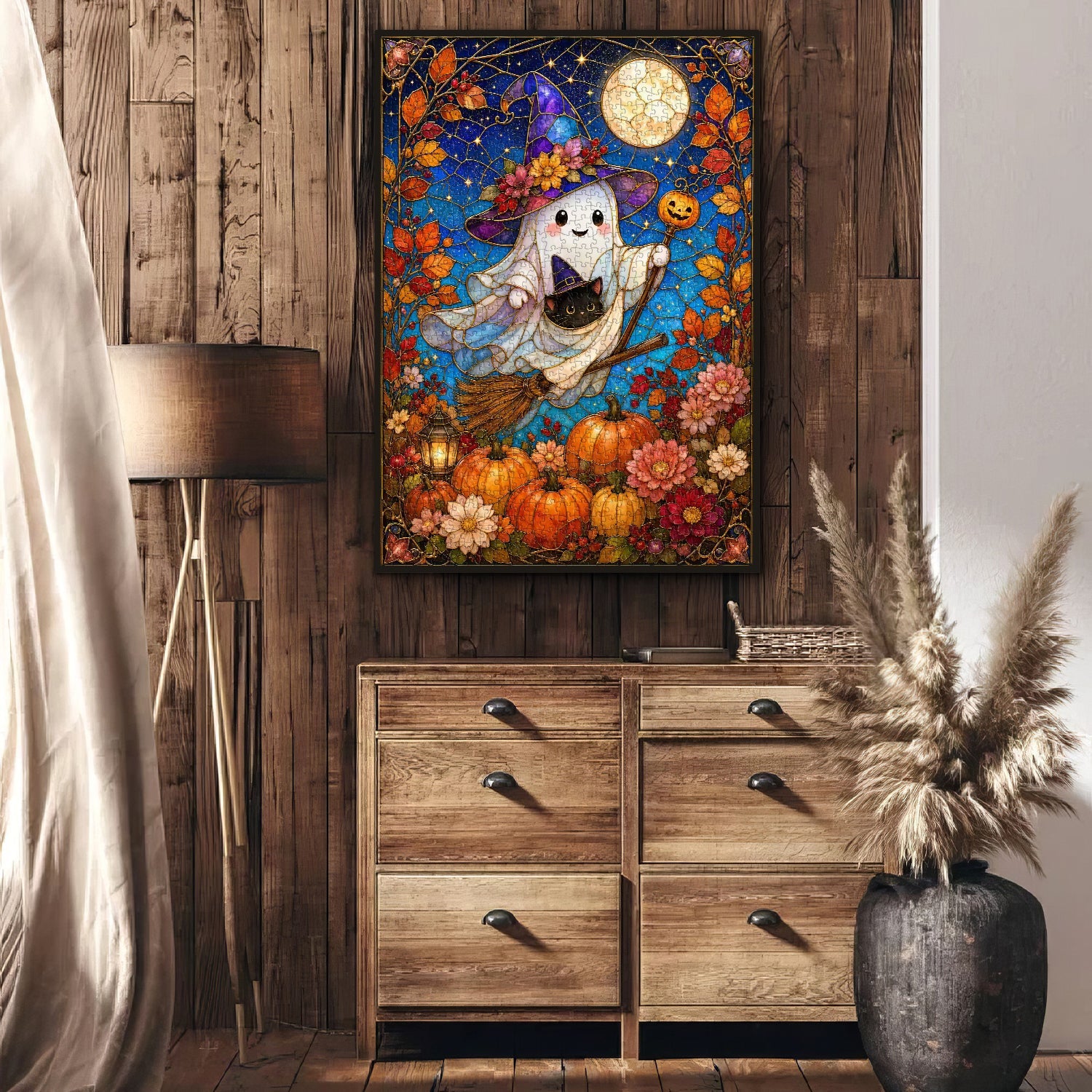 The Ghost's Broom Trip Jigsaw Puzzle 1000 Pieces