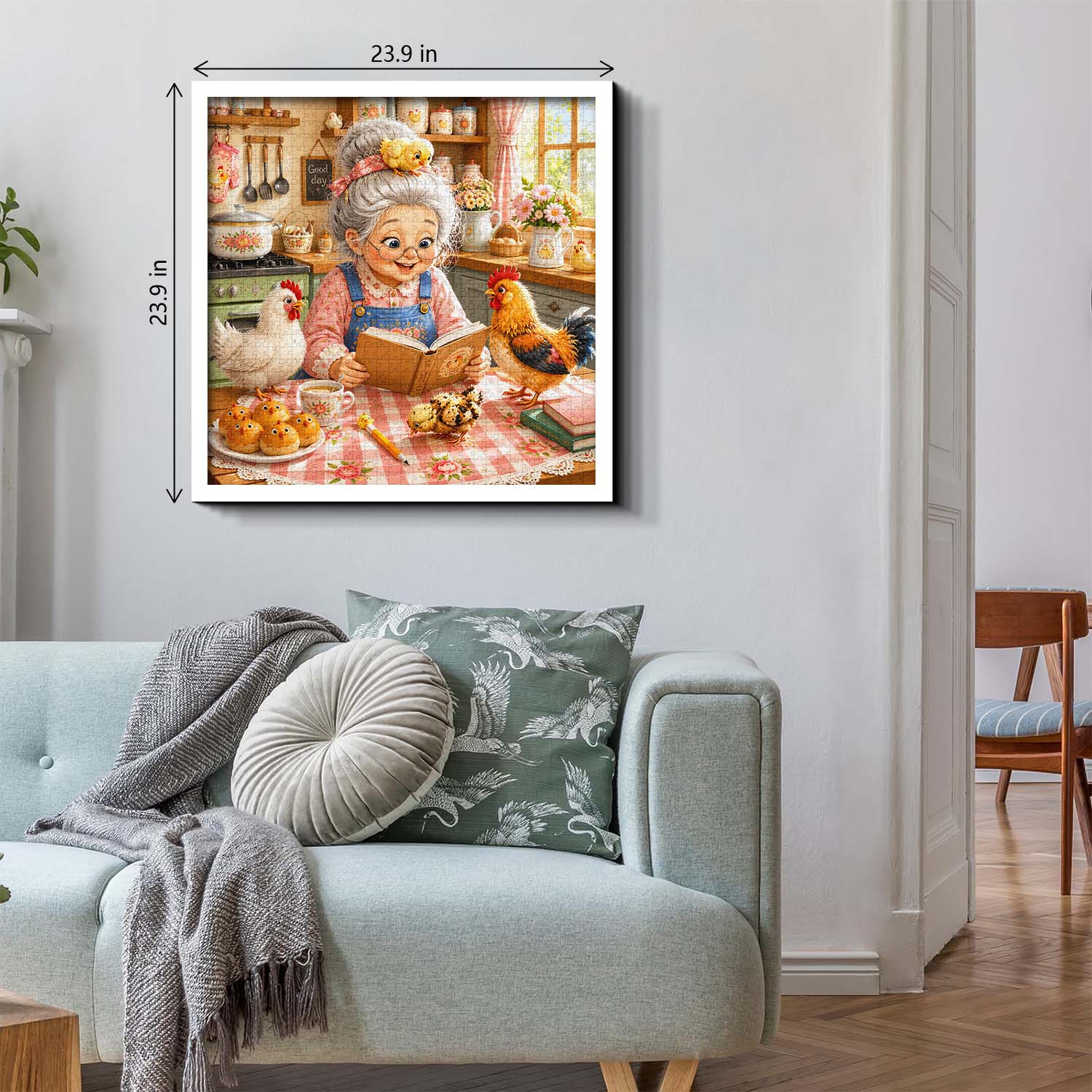 Grandma’s Chicken Kitchen Jigsaw Puzzle 1000 Pieces