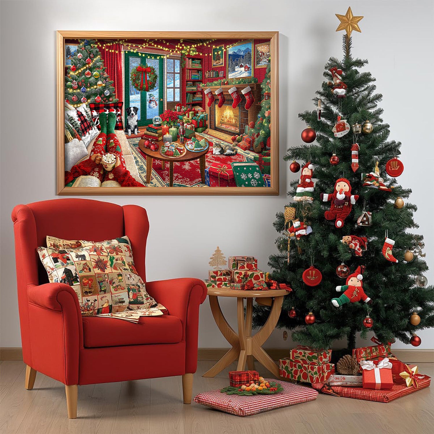 Cozy Christmas Jigsaw Puzzle 1000 Piece